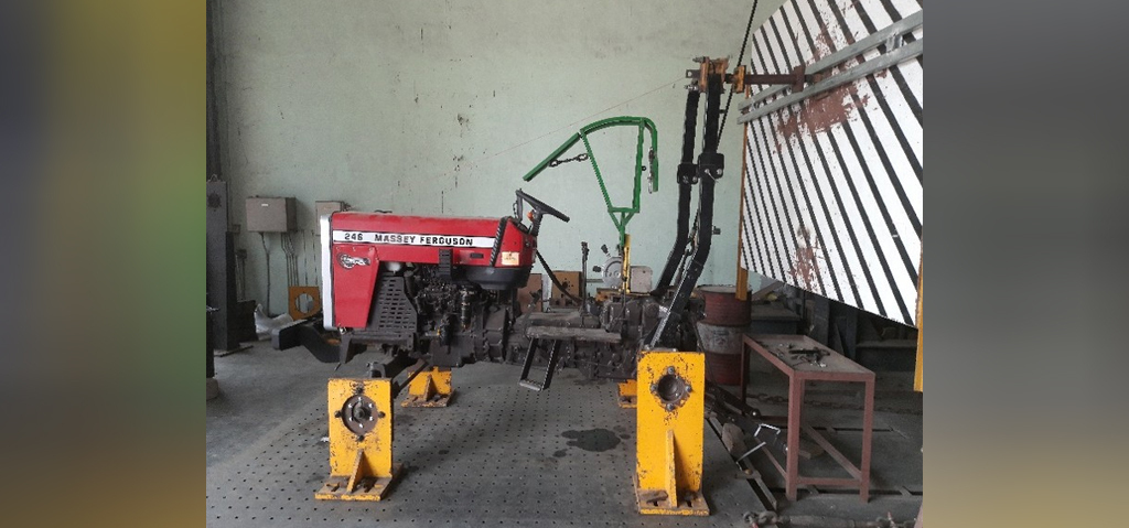 Rear Wall Strength Test Rig